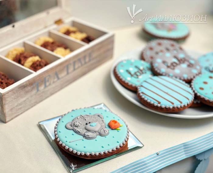 Кенди бар и торт на заказ на День рождения ребенка Киев в стиле Мишка Тедди