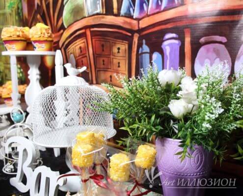 Кенди бар и торт на заказ на день рождения Киев в стиле Harry Potter