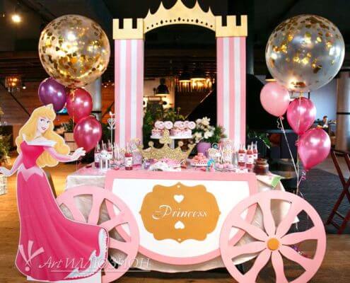 Кенди бар и торт на заказ на день рождения Киев в стиле Princess