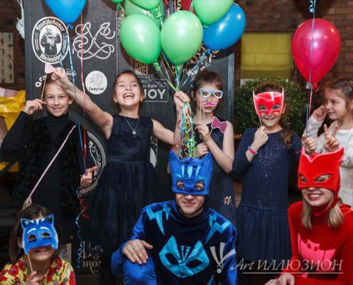Детский день рождения Киев в стиле Герои в Масках