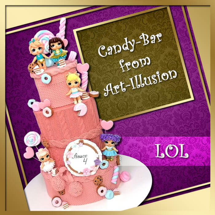 Candy Bar и торт в стиле LOL