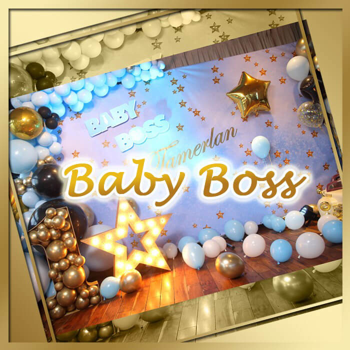 Фотозона на День Рождения в стиле Baby Boss